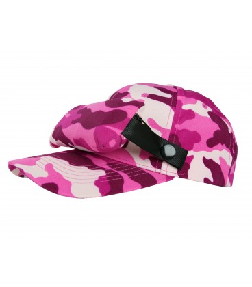 Casquette moustiquaire CAMO Rose (nouveau look)